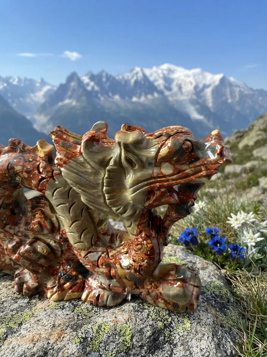 Drago in Diaspro Brecciato / Nongken–Longken Jade · - immagine 4