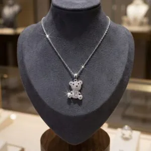 Collana Orsetto Zirconi Cubici