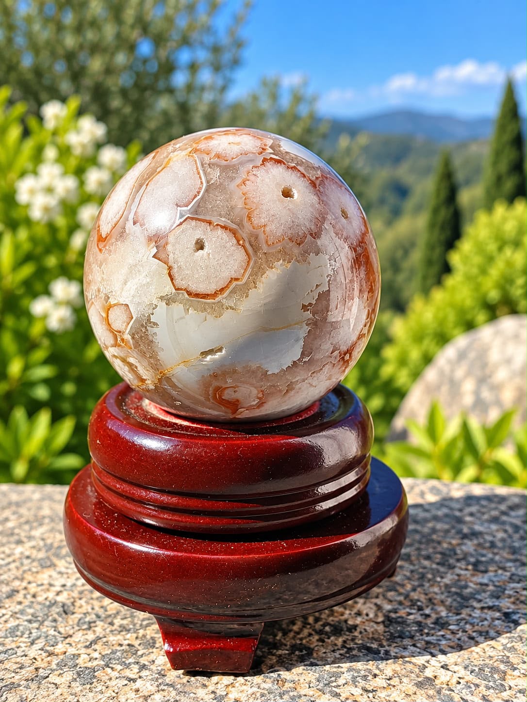 Sfera Agata Sakura - immagine 2