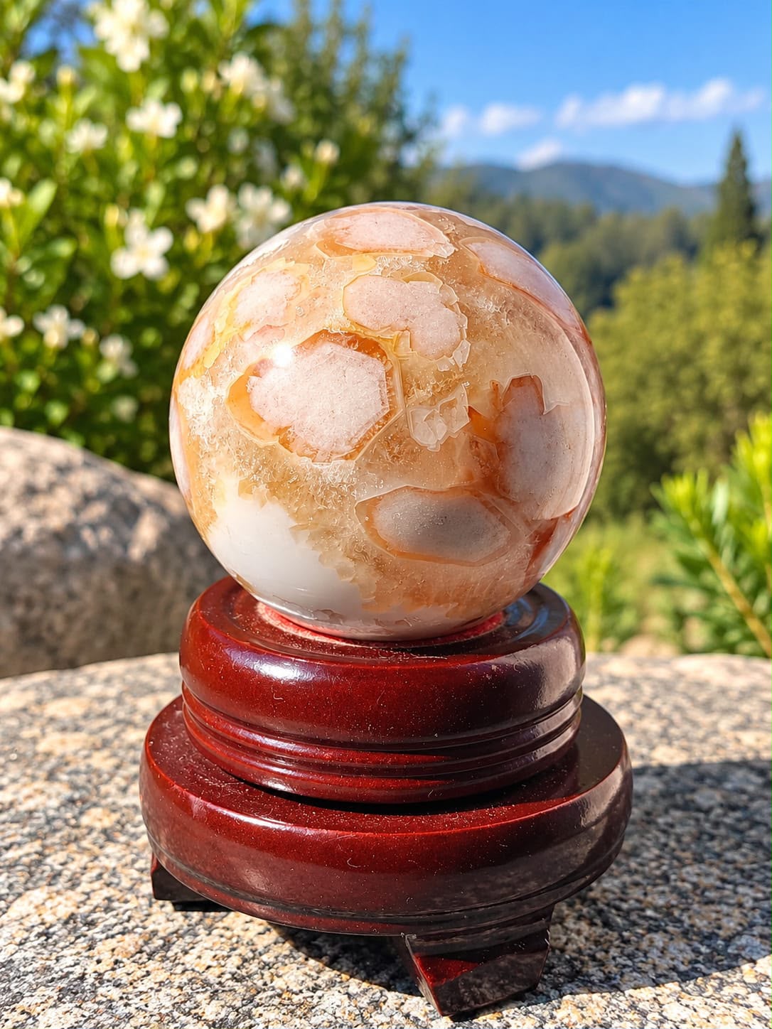 Sfera Agata Sakura - immagine 3