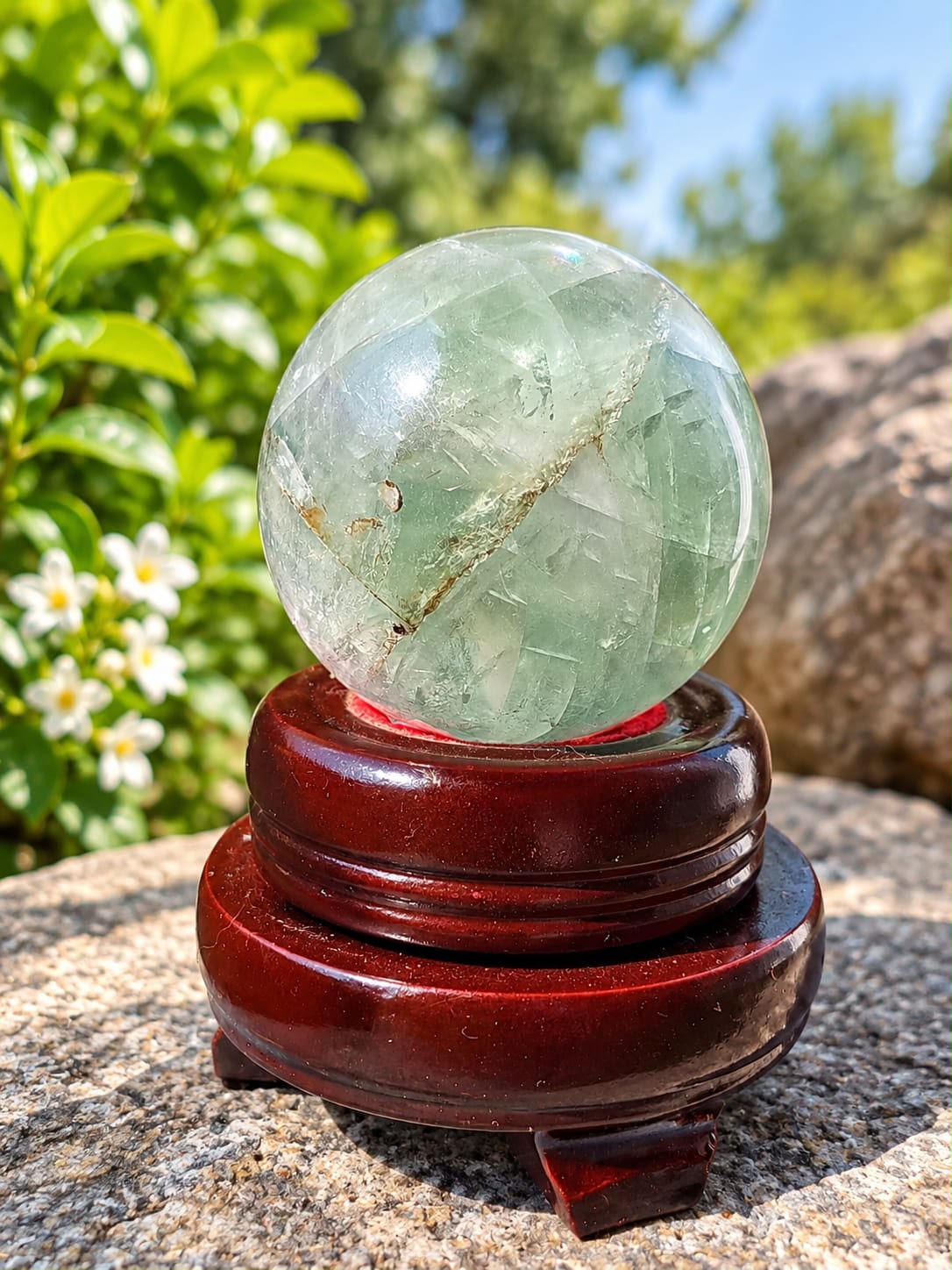 Sfera Fluorite Verde