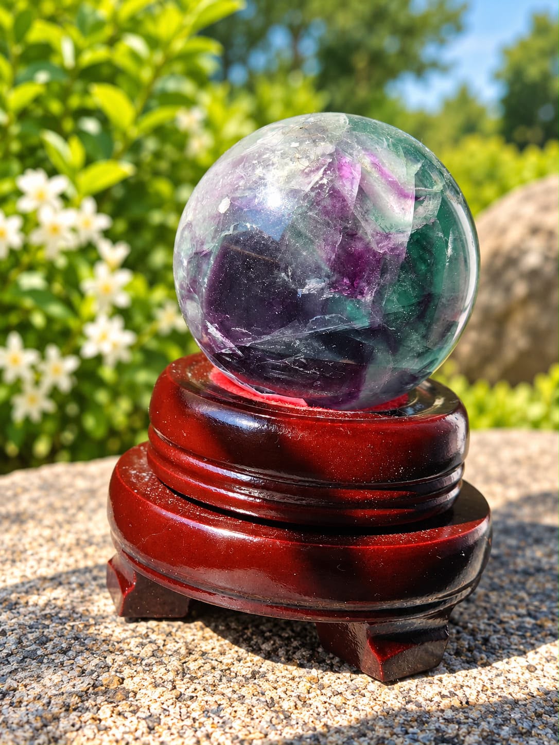 Sfera Fluorite gr 165 dm 4,6