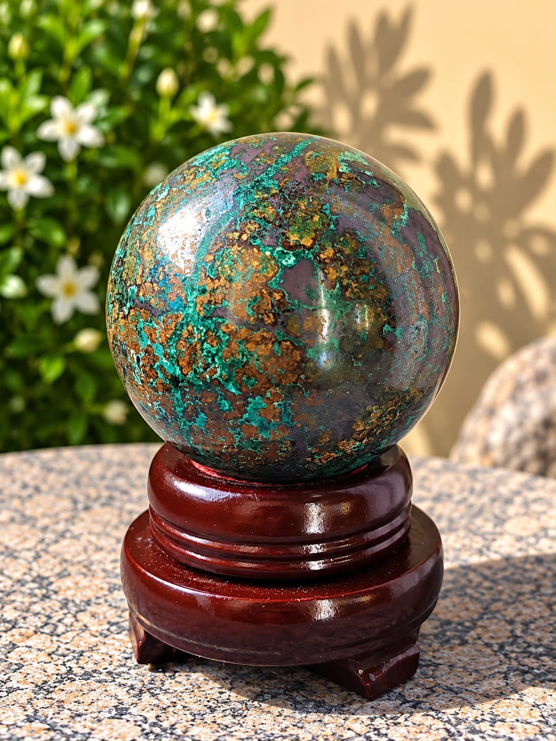 Sfera Malachite Azzurrite - immagine 3