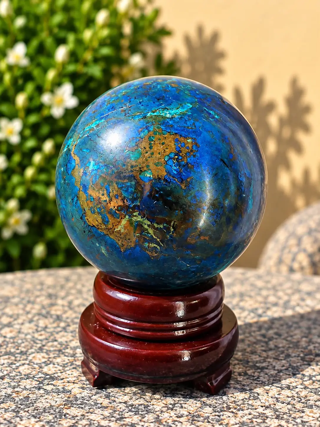 Sfera Malachite Azzurrite - immagine 2