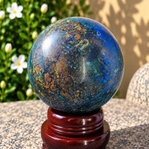 Sfera Malachite Azzurrite