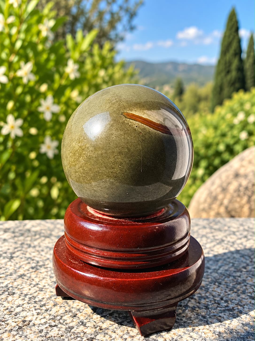 Sfera diaspro Policromo gr 181 dm 5,1 - immagine 3